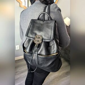 TORY BURT BACKPACK LEATHER.